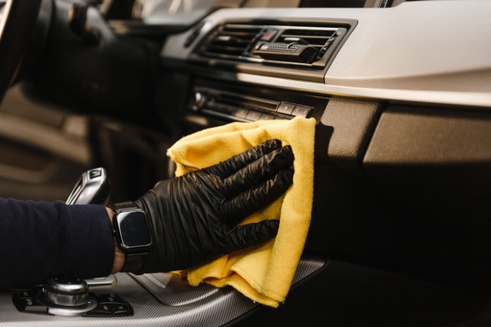 car interior cleaning